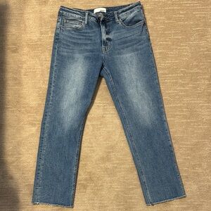 VERVET BY FLYING MONKEY Blue Ankle Jeans